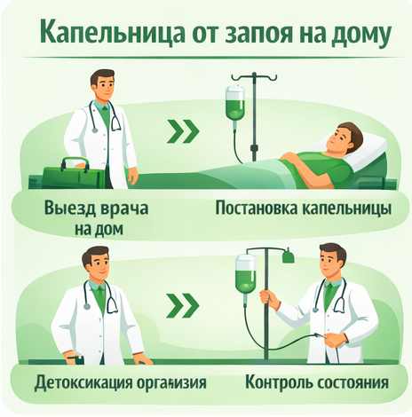 капельница от запоя в Ростове Великом в клинике Санати